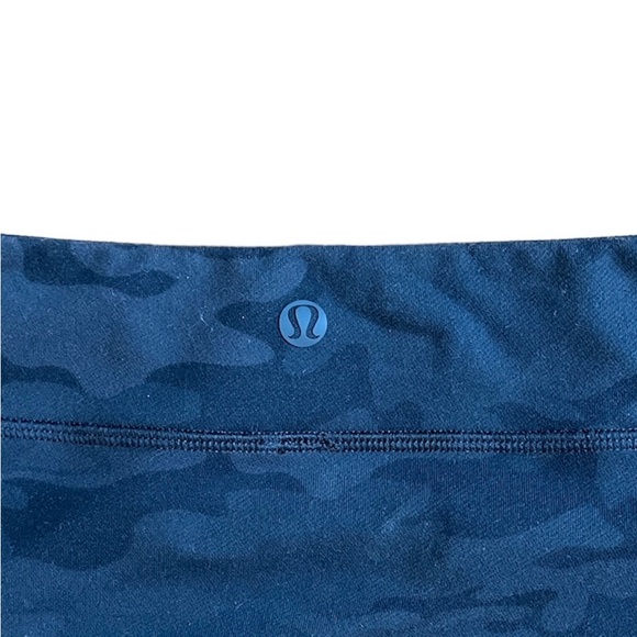 Lululemon Black Camo City High-Low Mini Skirt Size 8 - Athleisure Casual Comfy - Picture 11 of 11